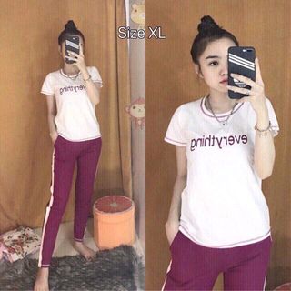 set bộ thun da cá tay ngắn