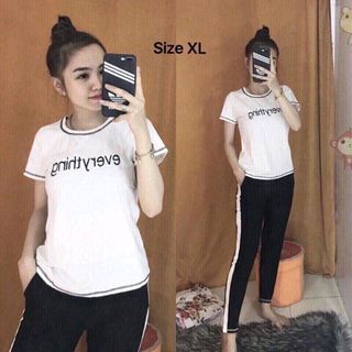 set bộ thun da cá tay ngắn