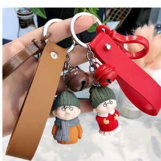 Móc khoá đôi ông bà cụ