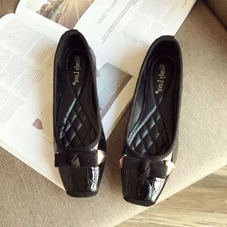 giày bup bê nữ chất da