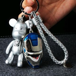 Móc khoá gấu popope kèm khiên cực đẹp