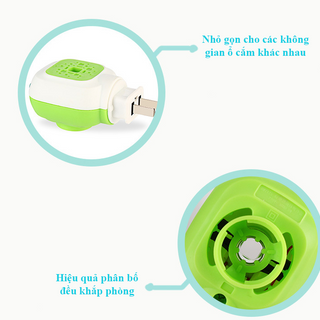 Máy Đuổi Muỗi Bằng Tinh Dầu