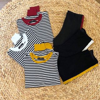 SET BỘ ÁO SỌC QUẦN THỂ THAO PHỐI MÀU