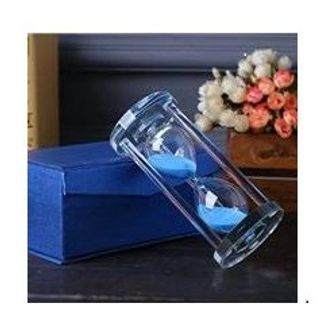 Đồng hồ cát hạt pha lê thuỷ tinh xanh