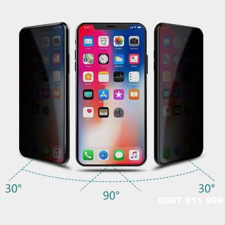 Miếng dán cường lực Full - chống nhìn trộm dàn cho iphone 6--iPhone X