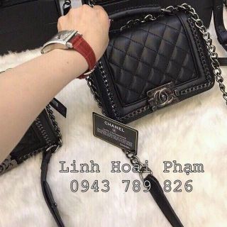 Túi xách Boy xích đủ 2 cỡ nhỏ và lớn