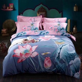 BỘ CHĂN GA GỐI COTTON LỤA HÀN QUỐC MỀM MÁT