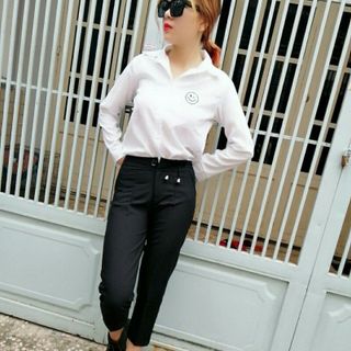 QUẦN BAGGY LỬNG PHỐI DÂY NƠ