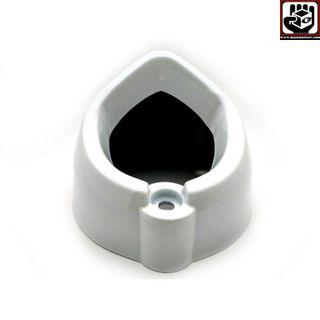 Chụp đít pô Exciter 150 màu trắng