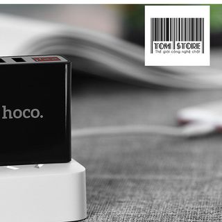 Hoco VietNam Củ sạc nhanh Hoco C15 3 cổng usb có Báo cường độ và LED