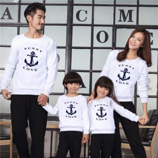 áo nỉ gia đình cho mùa đông S1