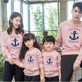 áo nỉ gia đình cho mùa đông S1