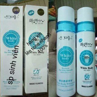 kích trắng white body hàn quốc