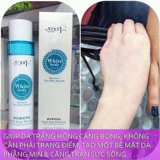 kích trắng white body hàn quốc