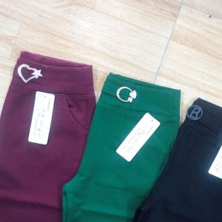 Quần legging ngố - chất liệu Umi co giãn 4 chiều