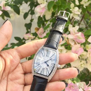 ĐỒNG HỒ NỮ FRANK DÂY DA MỚI 150K