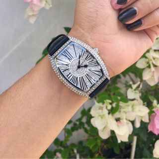 ĐỒNG HỒ NỮ FRANK DÂY DA MỚI 150K