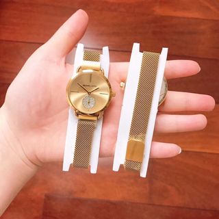 ĐỒNG HỒ NỮ MK DÂY LƯỚI 2KIM RƯỠI 160K