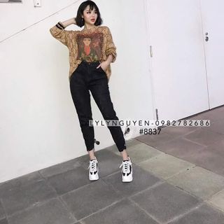quần baggy jean ra sll