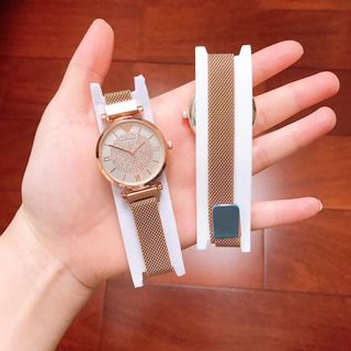 ĐỒNG HỒ NỮ MK LƯỚI DÂY NAM CHÂM MẶT SAO 150K