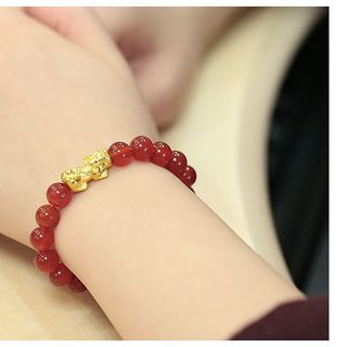 tỳ hưu phong thuỷ vàng 24k nặng 021-025 gram