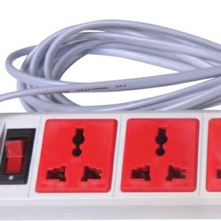 ổ dài 6 lỗ 2 công tắc 3M