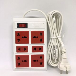 ổ dài 6 lỗ 1 công tắc 3M