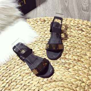 giày xanh đan nữ đơn giản