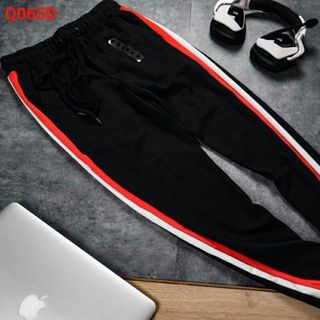 Quần nỉ phối 2 màu nam
