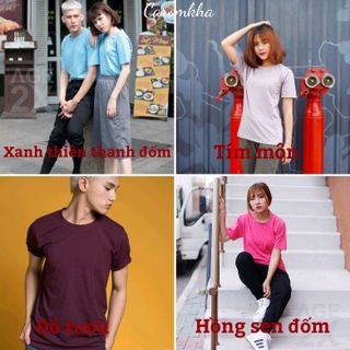 ÁO THUN TRƠN ĐỐM CỔ TRÒN AGE2X