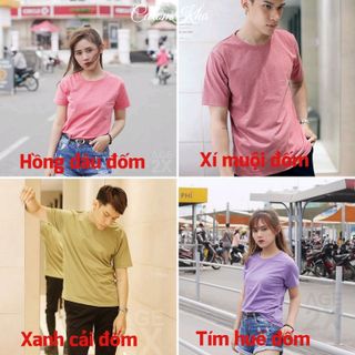 ÁO THUN TRƠN ĐỐM CỔ TRÒN AGE2X