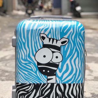 bộ đôi vali nhựa kéo gồm size 20 và size 24 hàng Việt nam