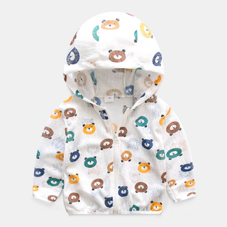 Áo chống nắng chất cotton pha cremic cho bé trai bé gái
