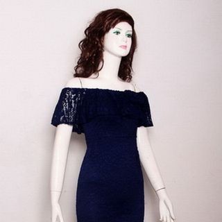 ĐẦM REN CỔ RỘNG SANG TRỌNG MS 2011