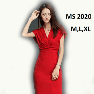 ĐẦM CỔ CHÉO MS 2020