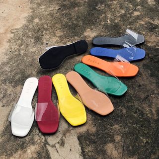 dép quai ngang màu sắc