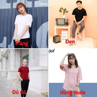 ÁO THUN TRƠN ĐỐM CỔ TRÒN AGE2X