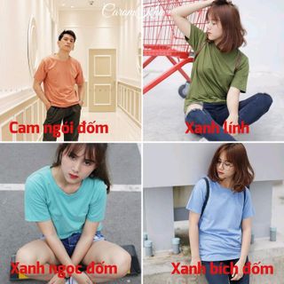 ÁO THUN TRƠN ĐỐM CỔ TRÒN AGE2X