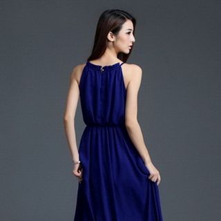 ĐẦM DẠ HỘI CỔ XẺ V XINH XẮN MS 2014