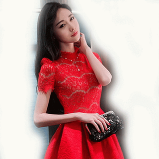 ĐẦM THUN PHỐI REN MS 2057