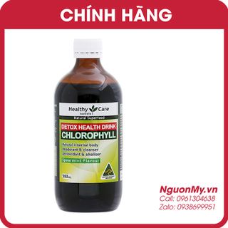 Nước diệp lục Healthy Care Chlorophyll Detox Drink 500ml của Úc