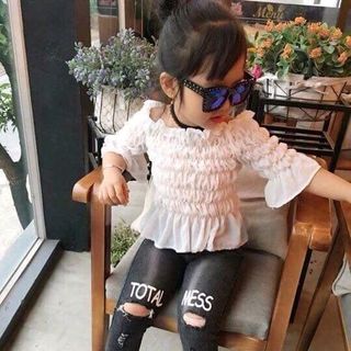 Quần jean rách gối đại có sẵn - QBG0407120