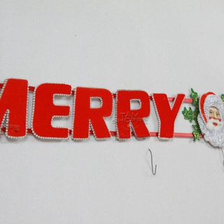Dây chữ Merry Christmas treo tường Số 04