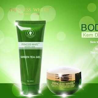 Bộ Kem Dưỡng Trắng Da Toàn Thân Trà Xanh Princess White