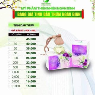 Tinh dầu thơm treo phòng xe ô tô tủ quần áo Miễn ship