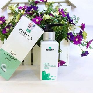 Sữa rửa mặt sâu Deep Cleansing Milk korena