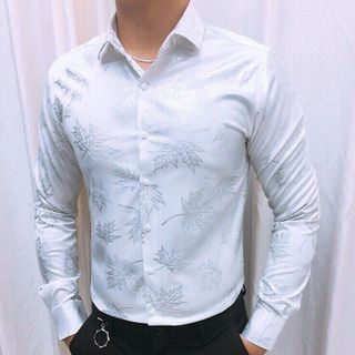 SƠ MI LỤA IN HOA VĂN