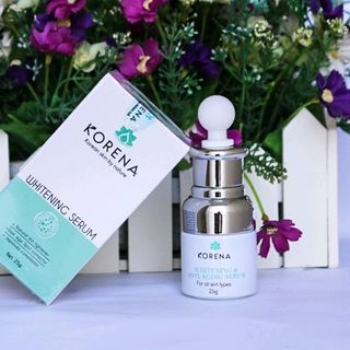 serum kem dưỡng trắng và trẻ hóa làn da whitening serum korena