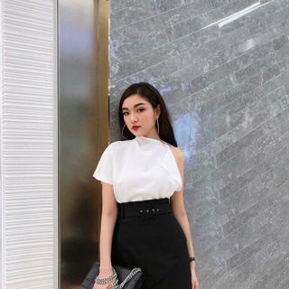SET ÁI LỆCH VAI CHÂN VÁY
