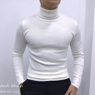 Áo len cổ lọ